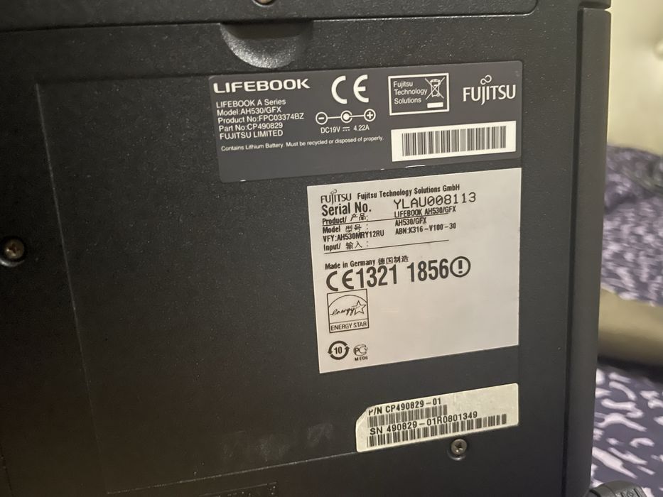 Продам ноутбук Fujitsu AH530