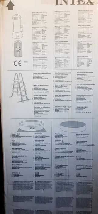 Piscina gonflabila  Easy Set 457 x 122 cm, volum 14.000 l, cu accesorii