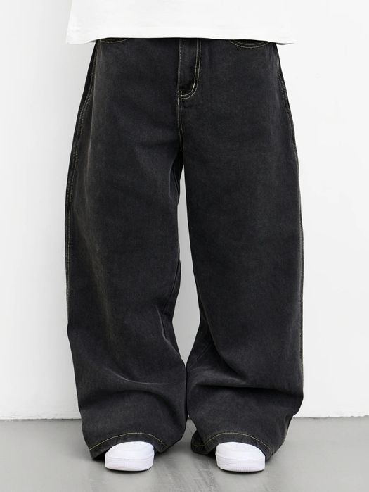 Джинсы широкие багги