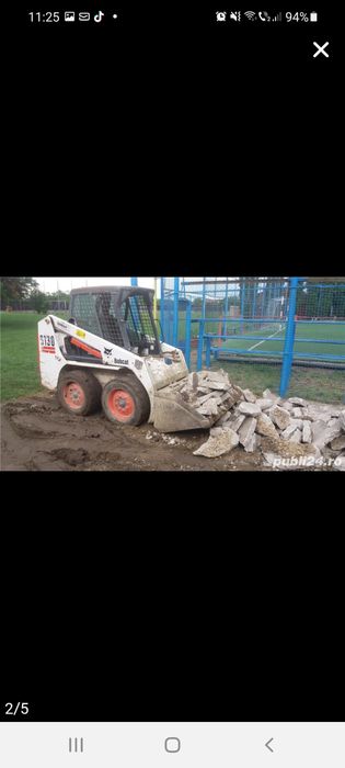 Ridic moloz aduc nisip ,lucrări cu macara