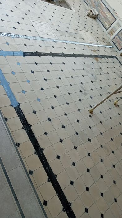 Burschatka, Kafel, beton, burchatka, granit ishlari