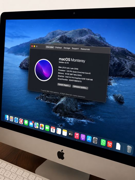 iMac 21.5” 2015 | i5 Quad Core | 16GB RAM | 1TB Fusion | Full HD | Superb