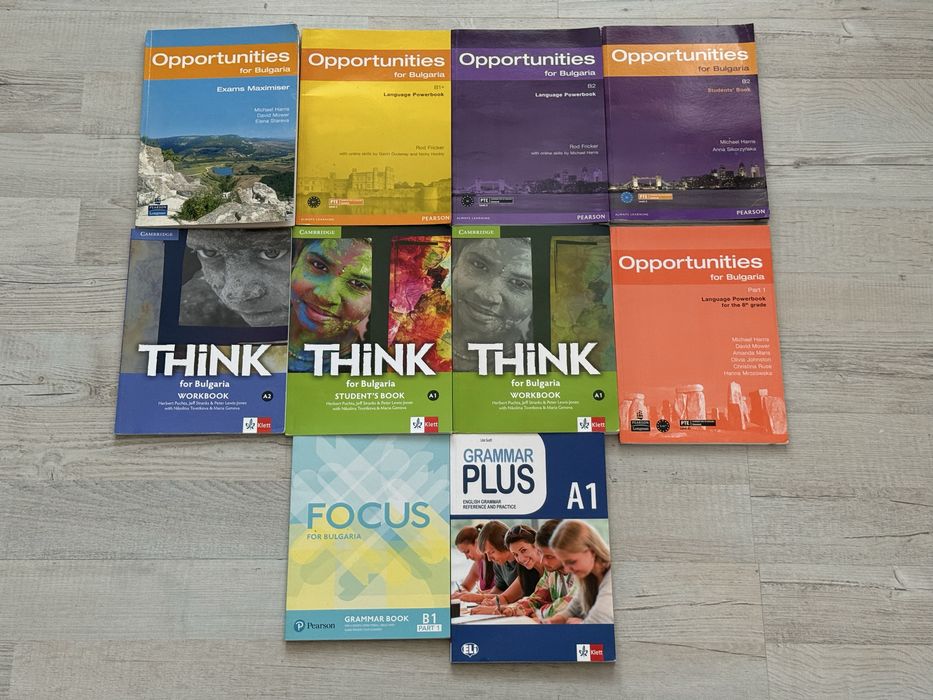 Английски и Български Учебници и Помагала Opportunities Think Focus