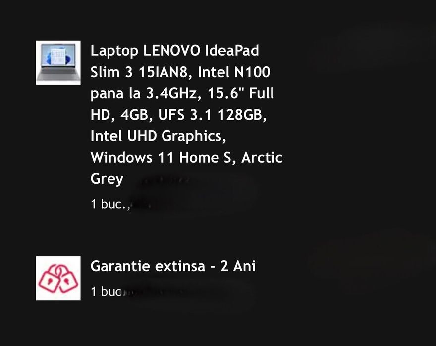 Vanzare Laptop LENOVO
