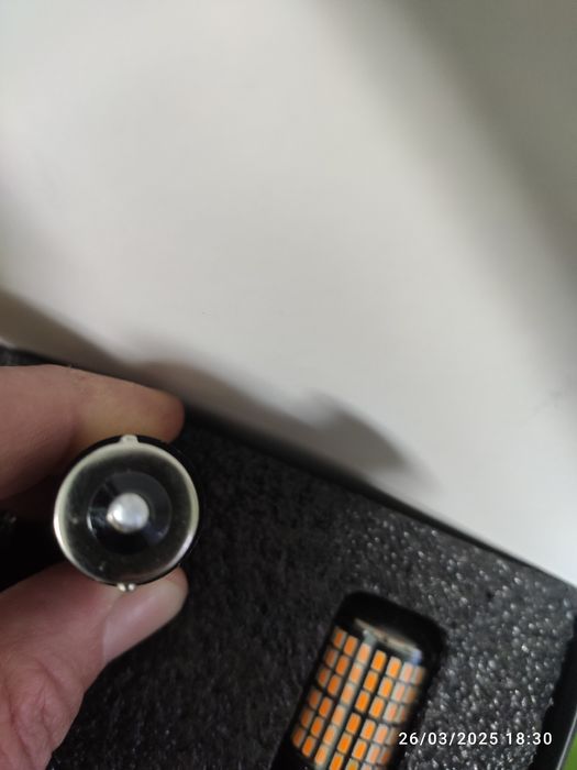 LED  1156 BA15S P21WCANBUS Лед Светлина Диодни Крушки за Мигач 2бр.