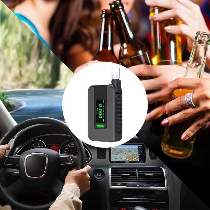 Електрохимичен алкохолен тестер с гласов отчет