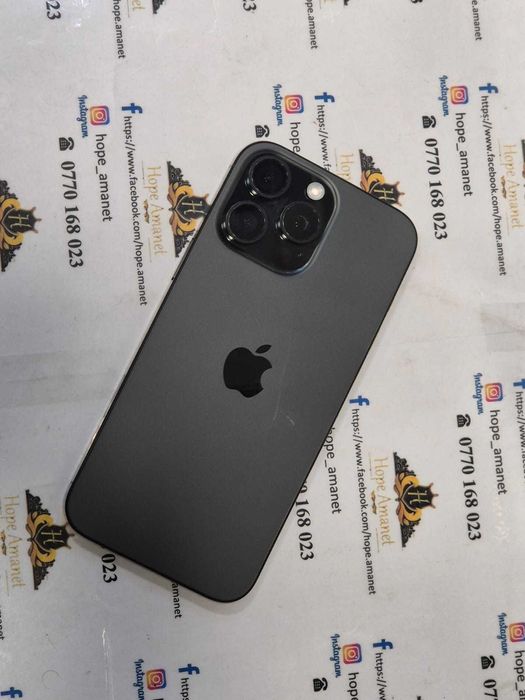 Hope Amanet P7 Iphone 16 Pro Max Black Titanium