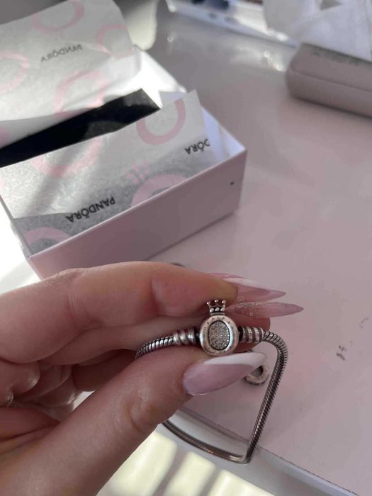 Комплект гривна Пандора с талисмани