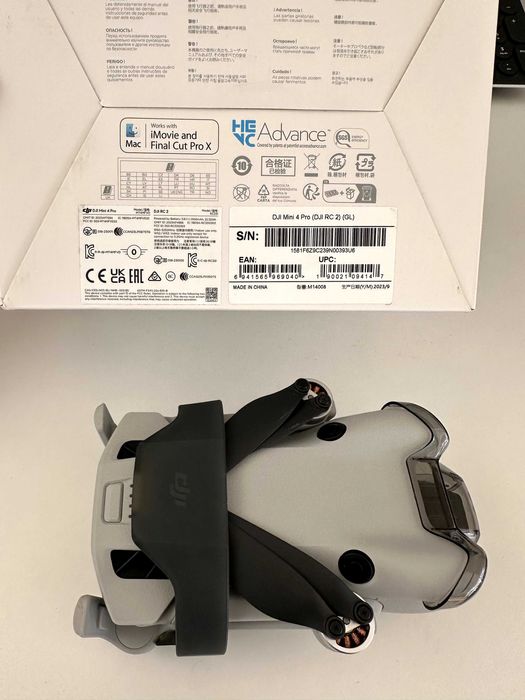 DJI Mini 4 Pro + RC 2 Remote + Battery + Bag