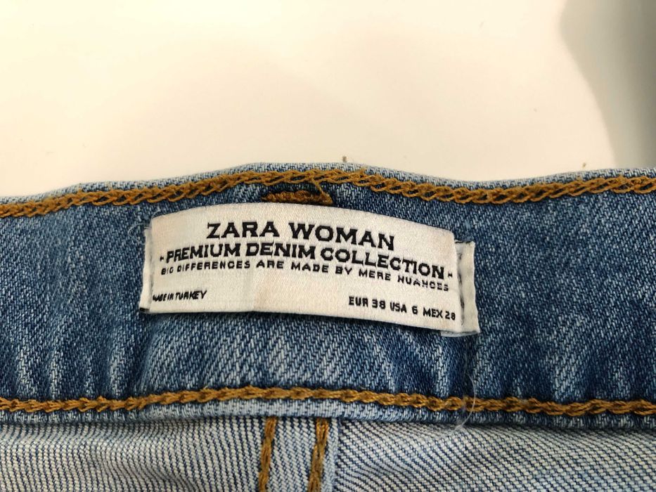 Zara Premium Denim Collection скини дънки - размер 38