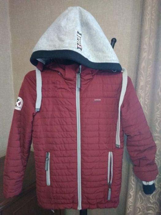 Куртка KIKO для мальчика с 2 капюшонами