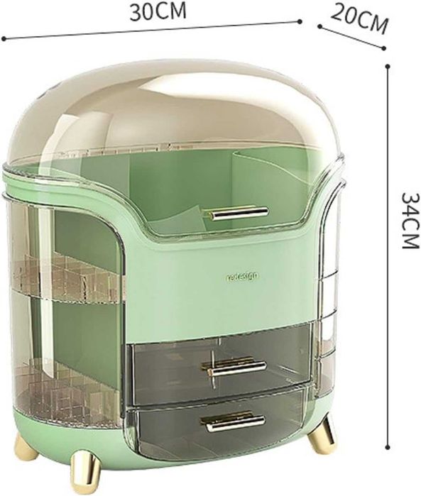 2023 Новый органайзер для хранения косметики, портативный пылезащитный