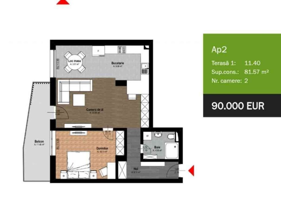 Apartament nou in Baile Felix cel mai bun pret