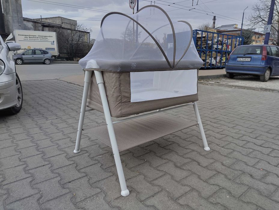 MONI Бебешко легло KALINIHTA бежов