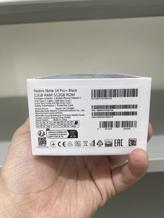 Redmi Note 14 pro + 12/512gb