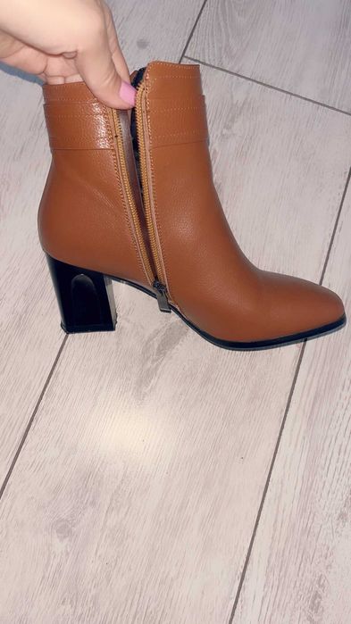 Ботильоны из натурального кожа