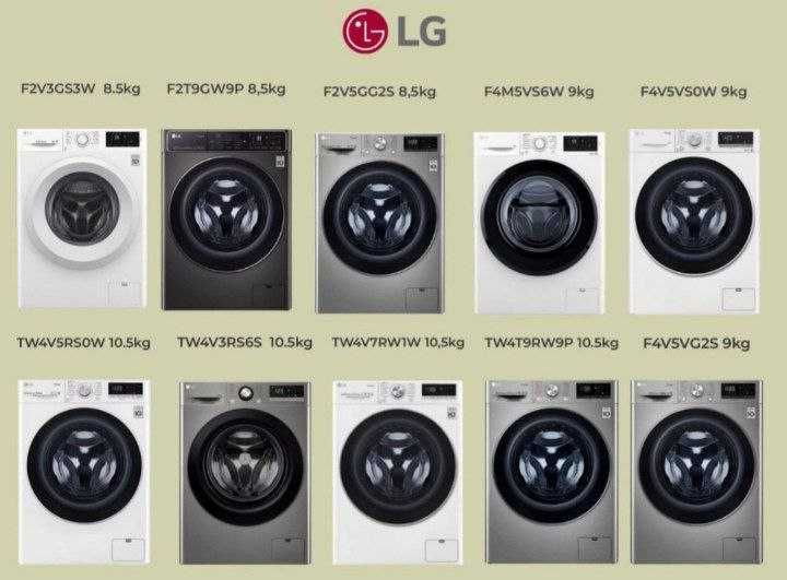 Стиральная машина LG от 6 кг до 15 кг, все моделы есть, доставка есть