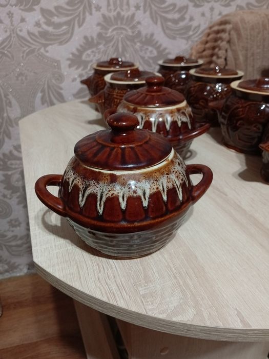 Глиняные горшки для запекание