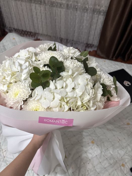 цветы, хрезантем+ гортензии