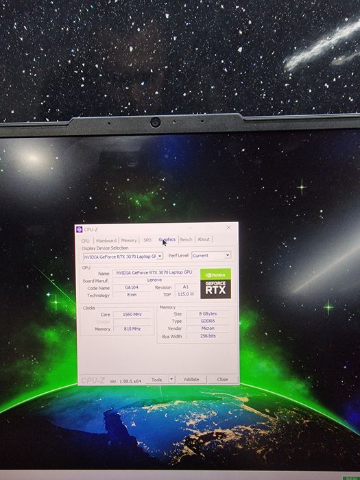 За ученика Геймърски  Lenovo legion 5 RTX 3070 AMD 5600H