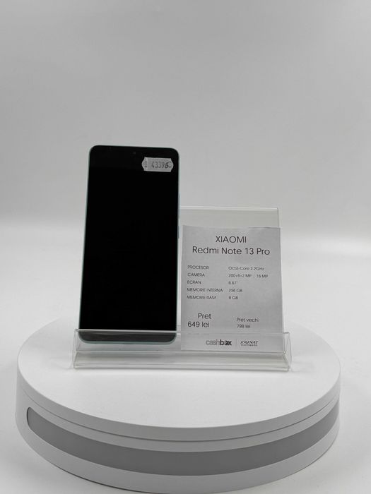 Xiaomi Redmi Note 13 Pro 256 GB Garantie 24 luni CashBox