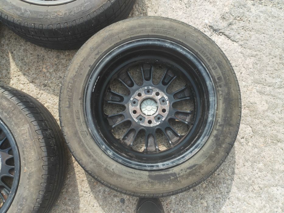 Vând jante bmw seria 1 e87 205 55 R16 pirreli run flat dot 2021
