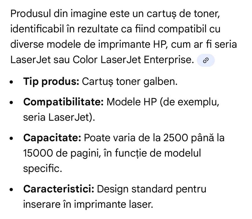 Cartuș de toner pentru diverse imprimante HP