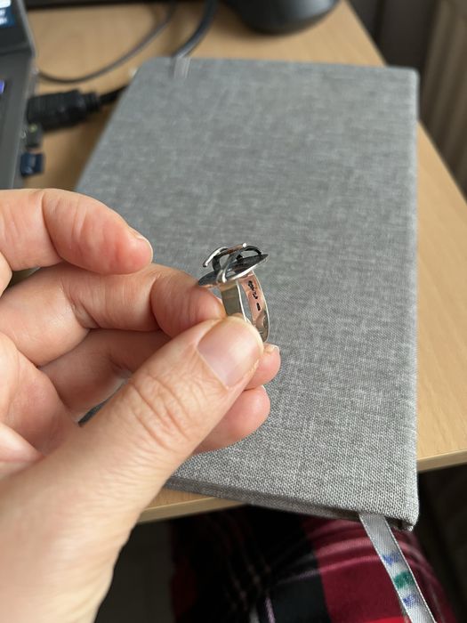 Сребърен пръстен ръчно изработен