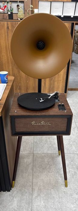Граммофон винтажный на ножках Rose Bella
