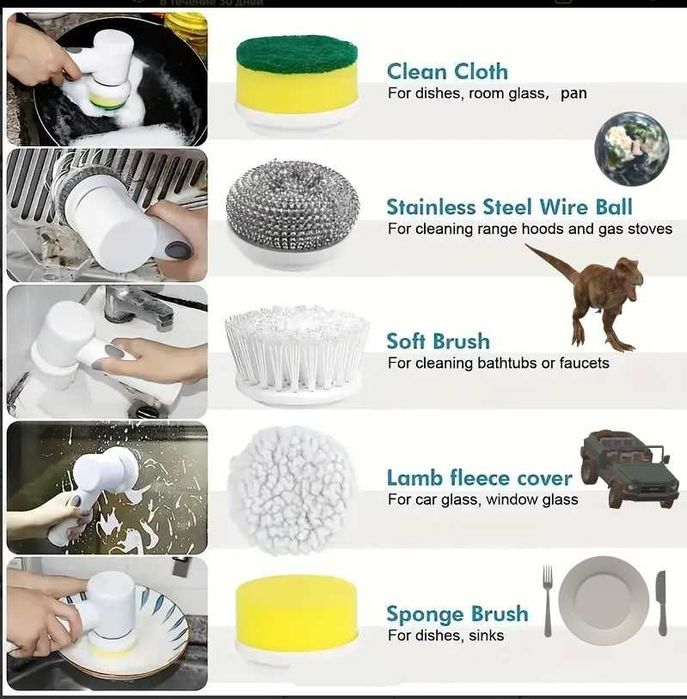 электрические щетки для кухни