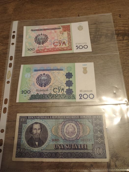 Vând bancnote, lire italiene, și diverse