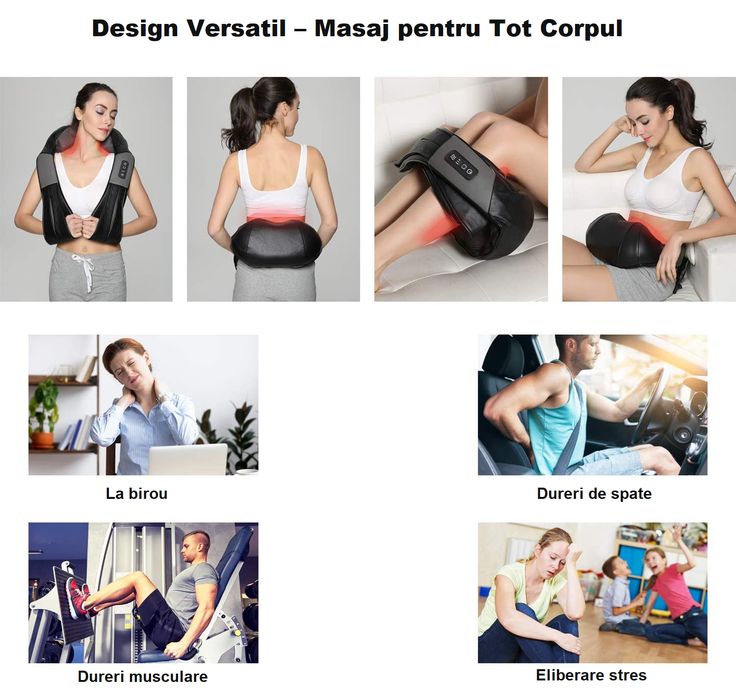 Aparat Profesional pentru Masaj RELAXO, Intensitate Reglabila, Black