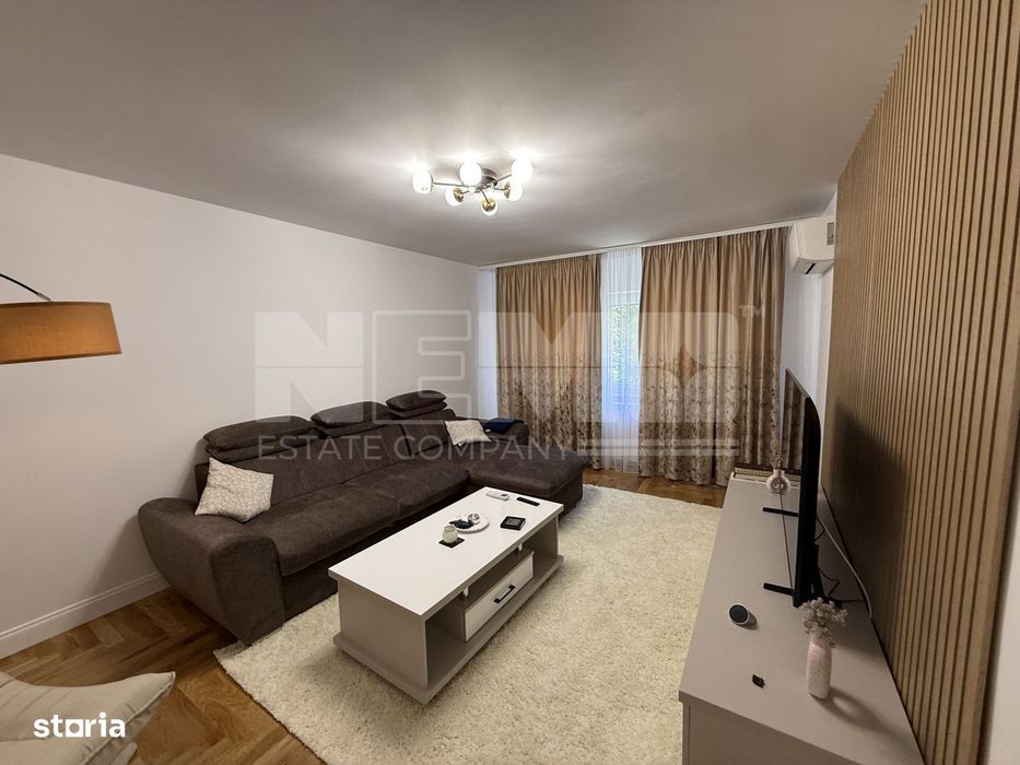 Apartament de închiriat | 3 camere | Zona Centrală | Complet mobilat