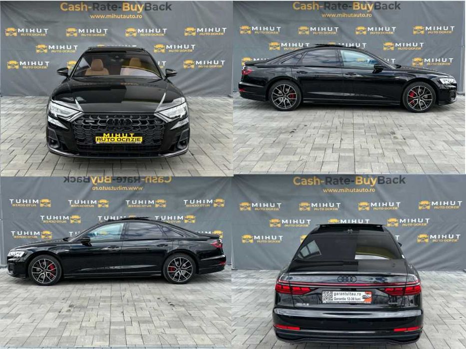 Audi A8 S-Line Quattro 3.0 Benzina + Electric (340 CP) 2024 Euro 6 | Rate fixe | Garantie