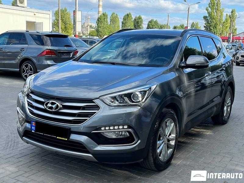 Противотуманка туманка Hyundai Santa fe 15-18