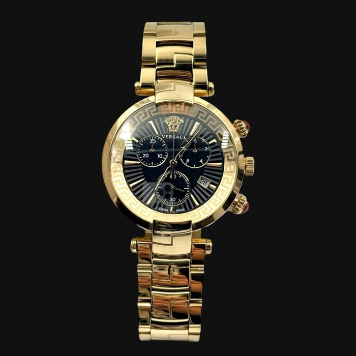Versace Hellenyium Chronograph – Gold-Tone Luxury мъжки часовнин