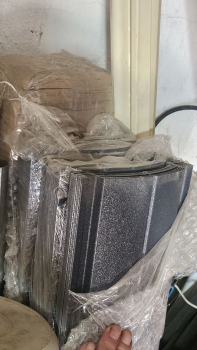 Забор штакетник серый