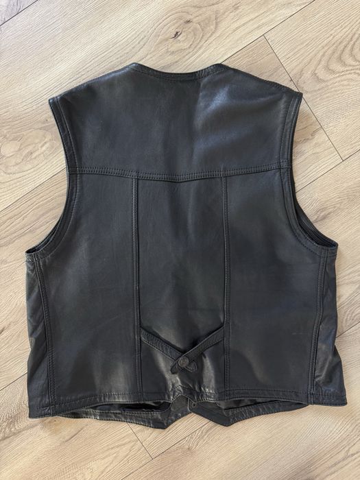 Vesta Piele Naturala VITTORIO Negru Barbati | Marime XL