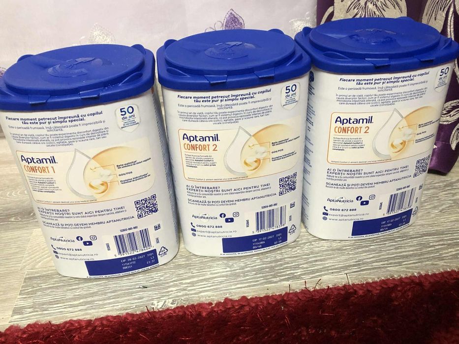 Vând Aptamil Confort expiră în 2027
