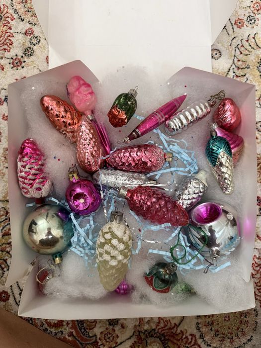 Советские игрушки для елочки