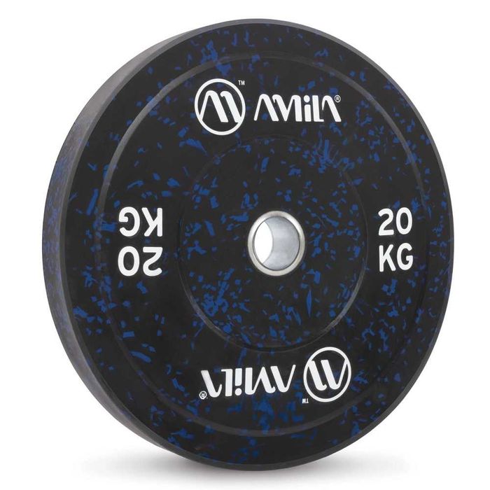 Олимпийски Дискове Сет 150 кг, Тежести 5 - 25 кг Training Bumper AMILA