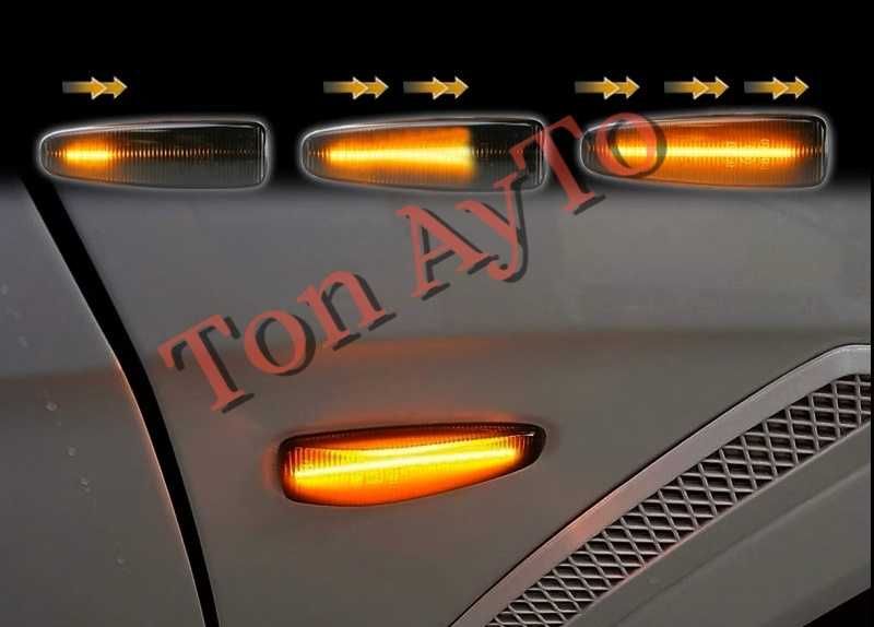 Страничен Опушен Динамичен LED Мигач За Митсубиши Mitsubishi E8 одобрен