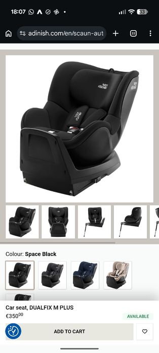 Scaun auto rotativ pentru copii Britax Romer, Swingfix