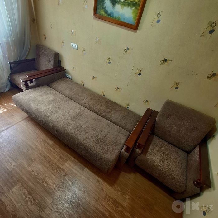 Диван с 2 креслами в хорошем состоянии