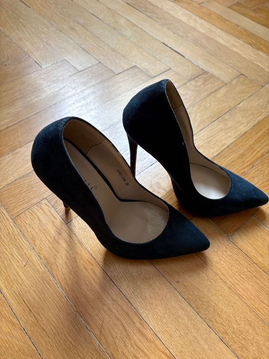 Pantofi Botinelli cu toc 12 cm