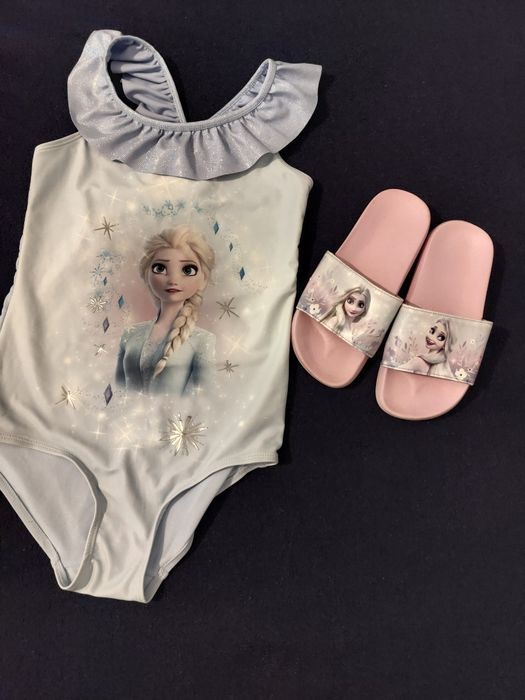 Costum baie H&M Elsa Frozen si slapi