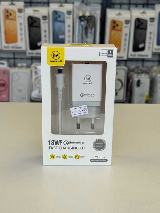 Incarcator cu cablu USB A- USB C, 18W