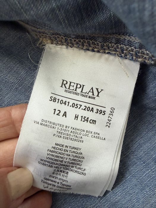 Оригинална дънкова риза Replay