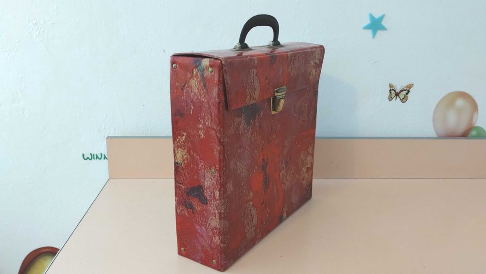 geanta pt 30 discuri vinil rack