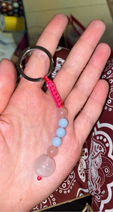 Ключодържател с естествени камъни